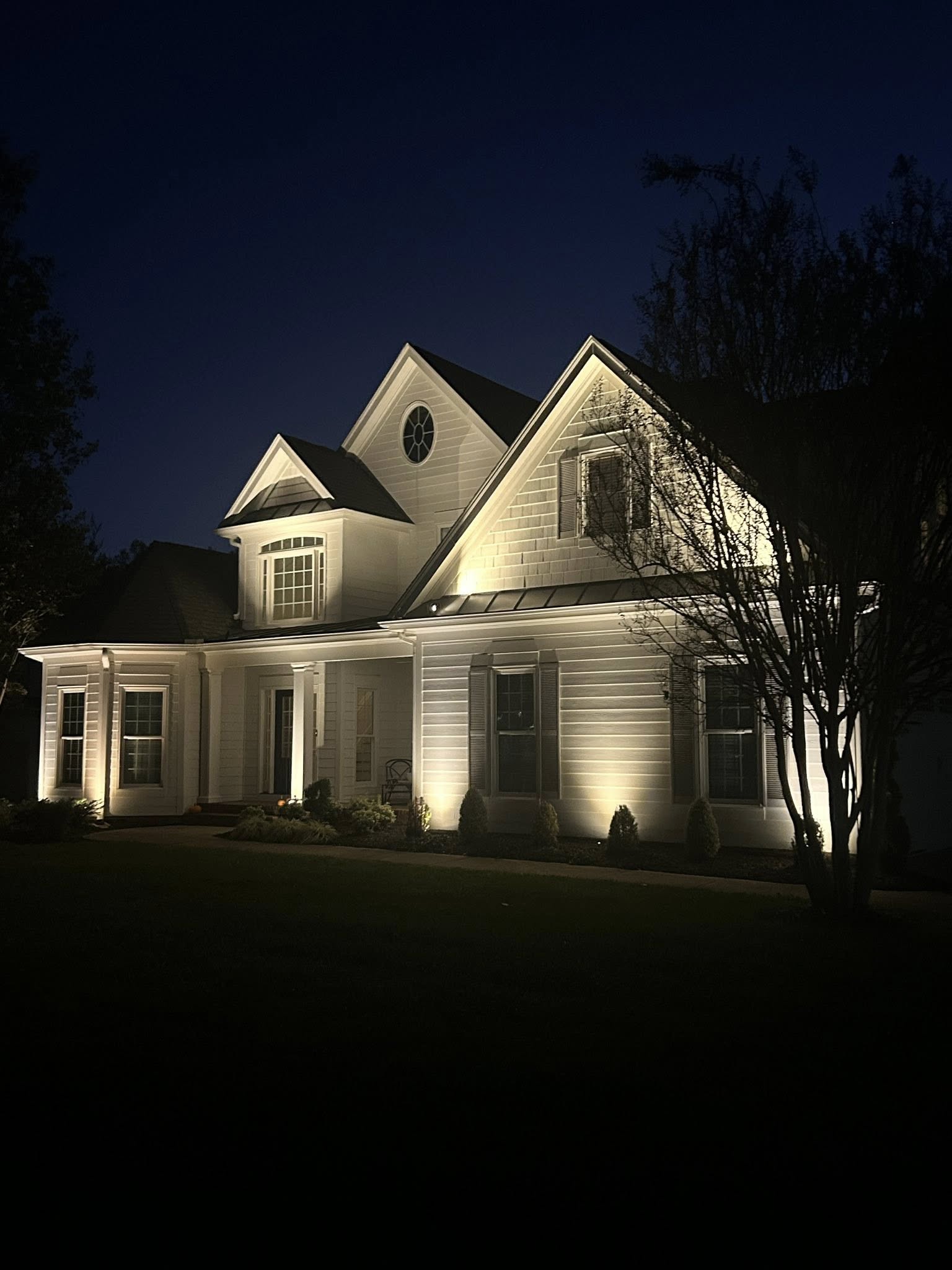 Broken pipes before repair